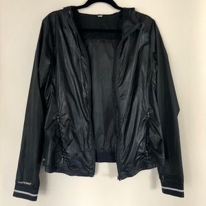 UA Full Zip Hooded Athletic Run Jacket. size M